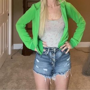 Y2K original rare color soft velour Victoria’s Secret Hoodie